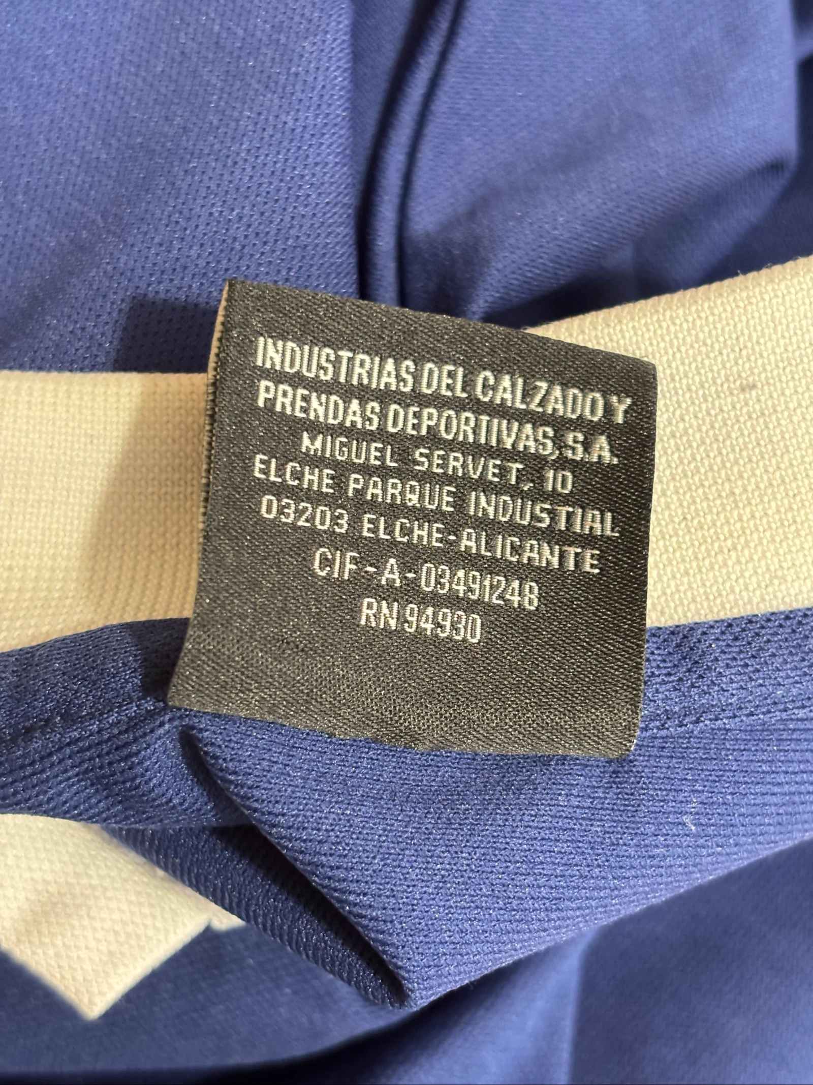 Cadiz Camiseta Polo Kelme Vintage M – photo 7